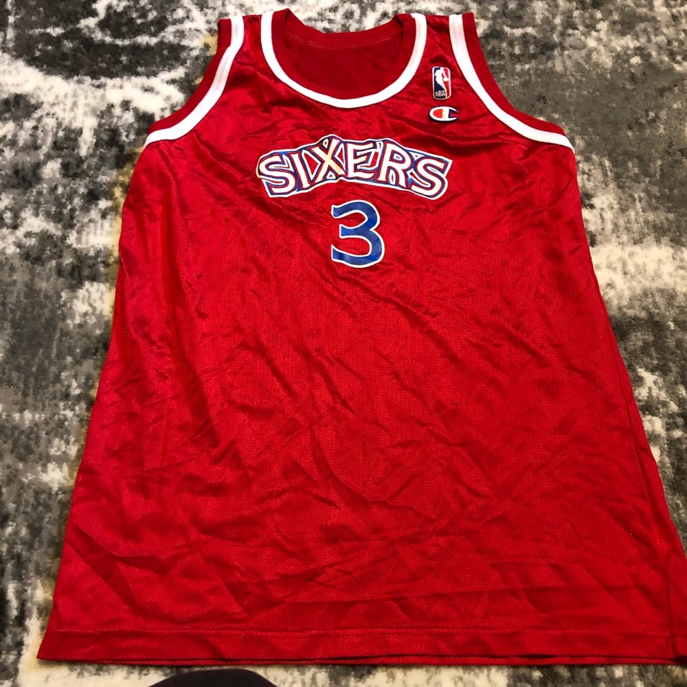 NBA Sixers Iverson red youth 🏀